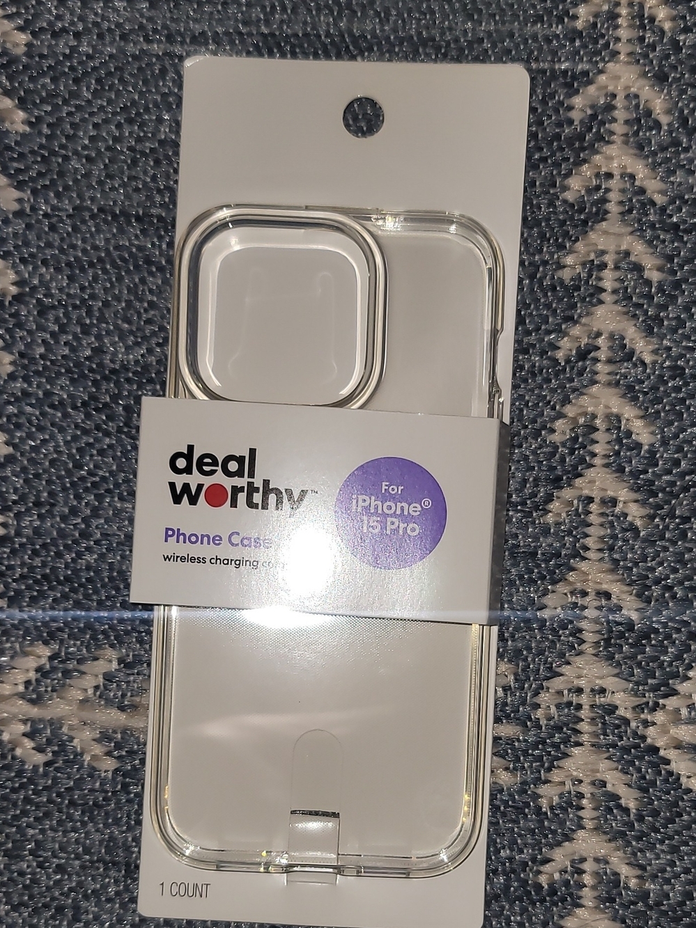Clear Phone Case for iPhone 15 Pro - Transparent - Picture 2 of 5